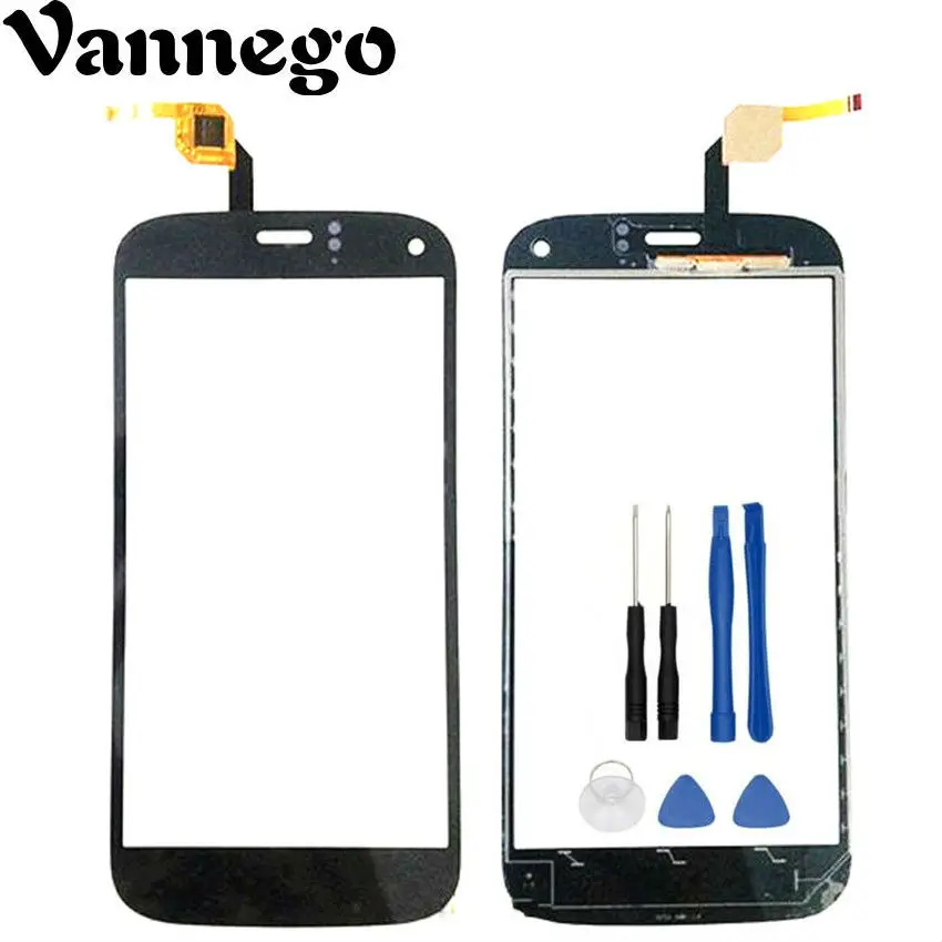 Black Touchscreen Sensor For Explay Dream Sensor Touch Screen Panel