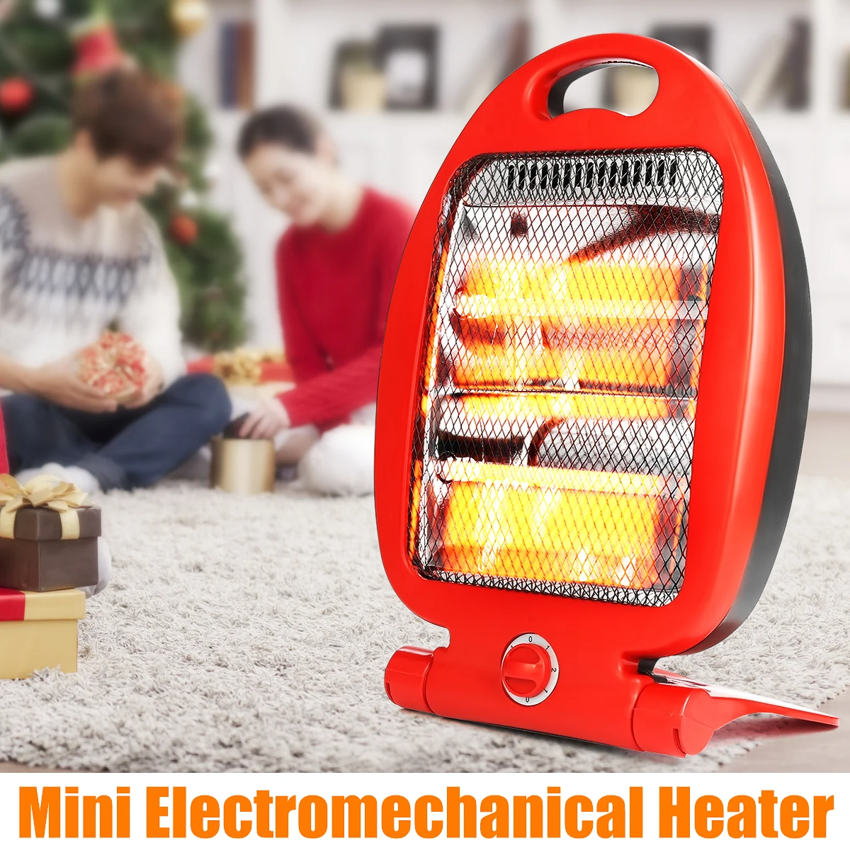 

800W Portable Electric Heaters Adjustable Home Mini Microelectronic Winter Warm Heater Mini Electromechanical Heater for Office