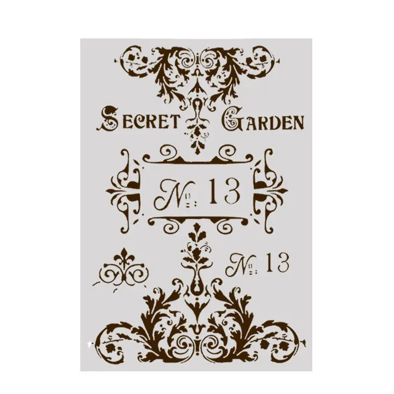 

DIY Craft Layering Stencils For Walls Painting Scrapbooking Stamping Stamp Album Decorative Embossing Paper Card Template #25