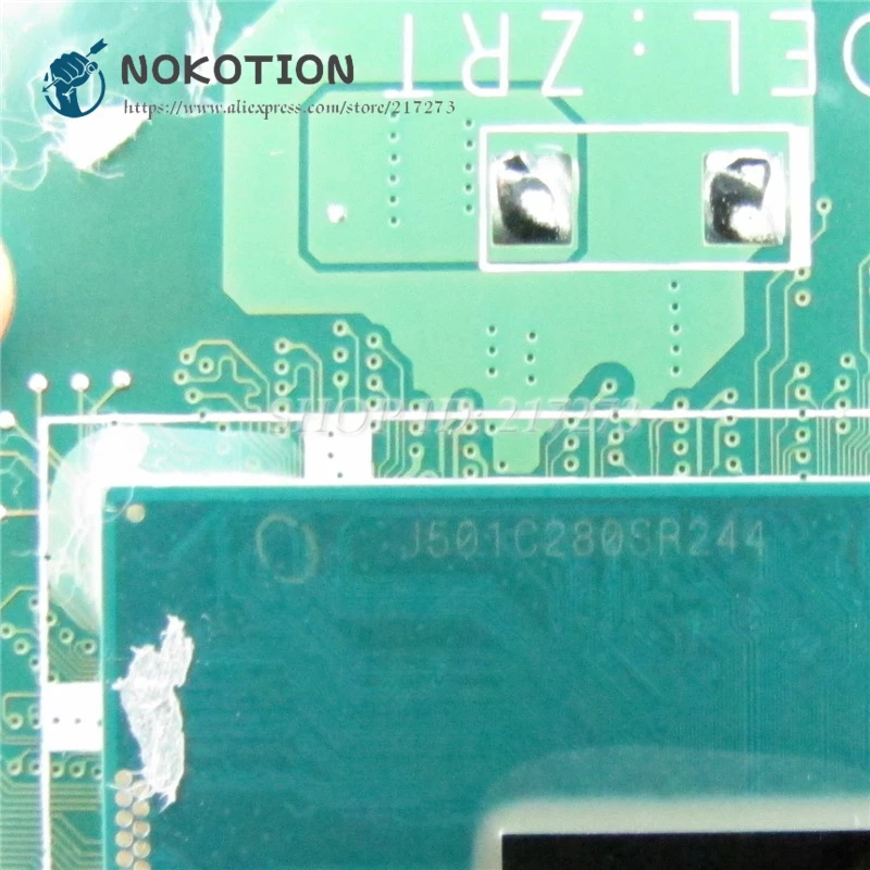 NOKOTION для Acer aspire E5 573 V3 574G Материнская плата ноутбука DA0ZRTMB6D0 N9VB5WW001 материнская I3 5005U