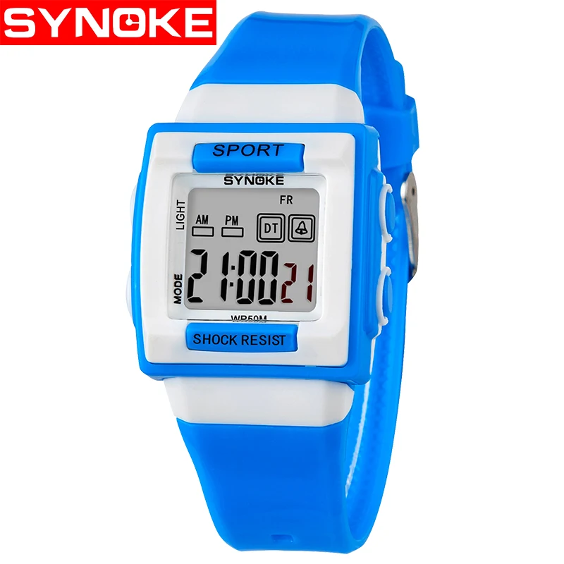 Kids Watch Electronic Wrist Watch Digital Montre Enfant Shockproof Waterproof Children's Watches for Boys Girls Kid ShockClock