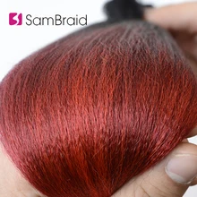 Sambraid предварительно растягивается легко плетение волос Джамбо косы канекалон синтетические волосы для наращивания прямые крючком волосы для женщин