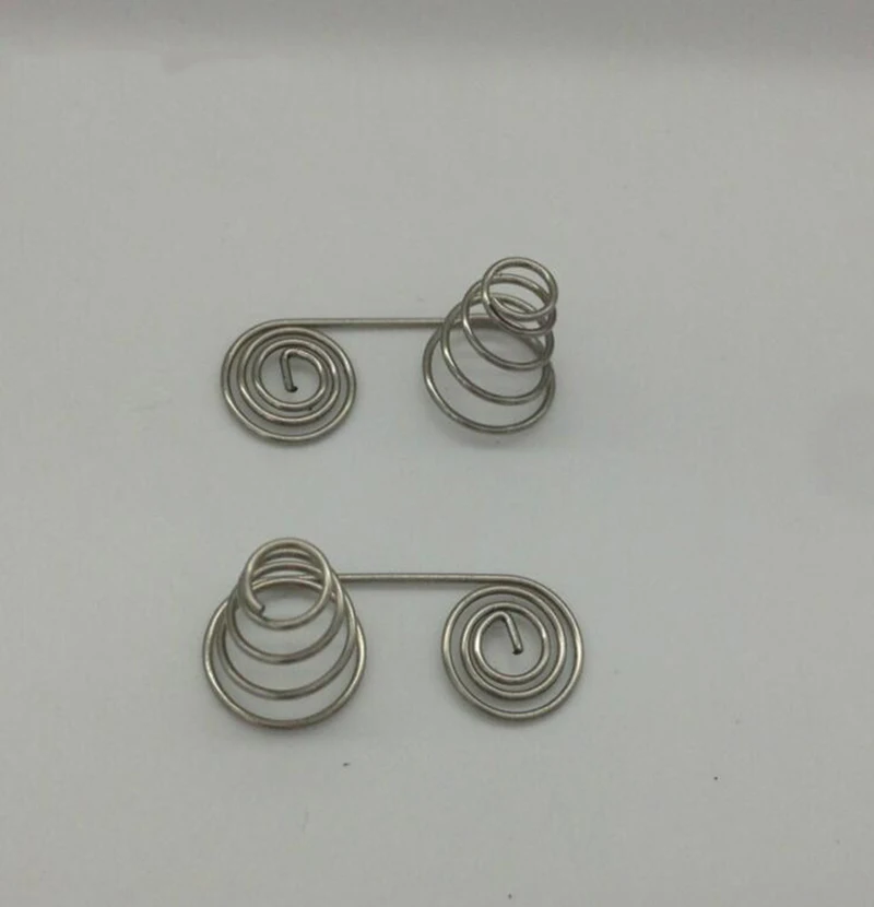 Nickel Remote Double AA Battery Box Spring Positive And Negative Nickel Remote Double AA Battery Box Spring Positive And Negative