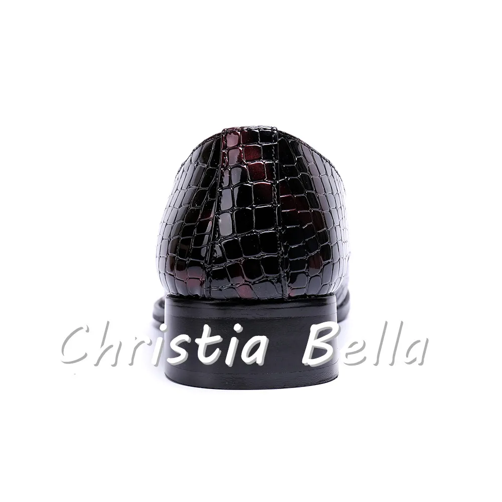 Casamento colorido À Multi Se Sexy De Bella Noite Sapatos Toe Plus Squer Homens Couro Penteado Christia Size Festa Handmade Genuíno 47 Vestem gq1BWwq6p