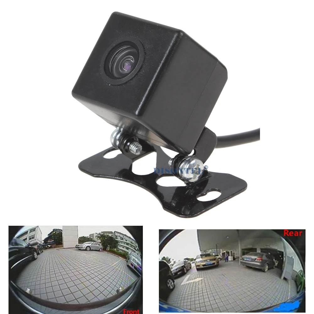 imágenes para Delante Del Coche Del CCD cámara de visión Trasera Universal de 180 Grados Que Invierte el respaldo parking cámara de visión HD noche impermeable imágenes para Delante Del Coche Del CCD cámara de visión Trasera Universal de 180 Grados Que Invierte el respaldo parking cámara de visión HD noche impermeable