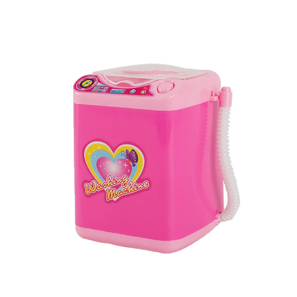 

Children Pretend Role Play Makeup Brush Cleaner Device Automatic Cleaning Washing Machine DIY Mini Kids Pretend Toy MP#