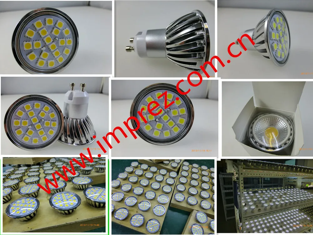 Оптовая продажа 24 шт. 5050 E27 led spot 5 Вт Светодиодные пятно трек лампа AC85-265V Алюминий корпус