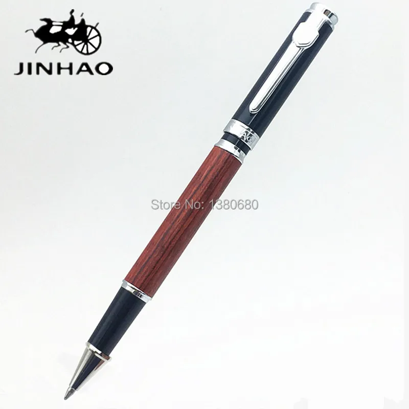 Brand pen jinhao Office Supplies real wood design gel pen quality wring rollerball pen