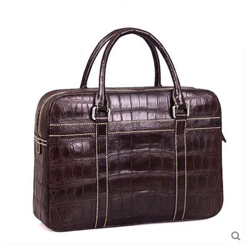 

mengzhongmeng crocodile belly Men's briefcase men's handbag men bag [customization]
