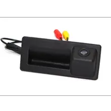 Lyudmila For SKODA Octavia MK3 A7 5E 2016 2017 2018 Car Rear View Parking Camera Instead of Original Factory Trunk Handle Camera