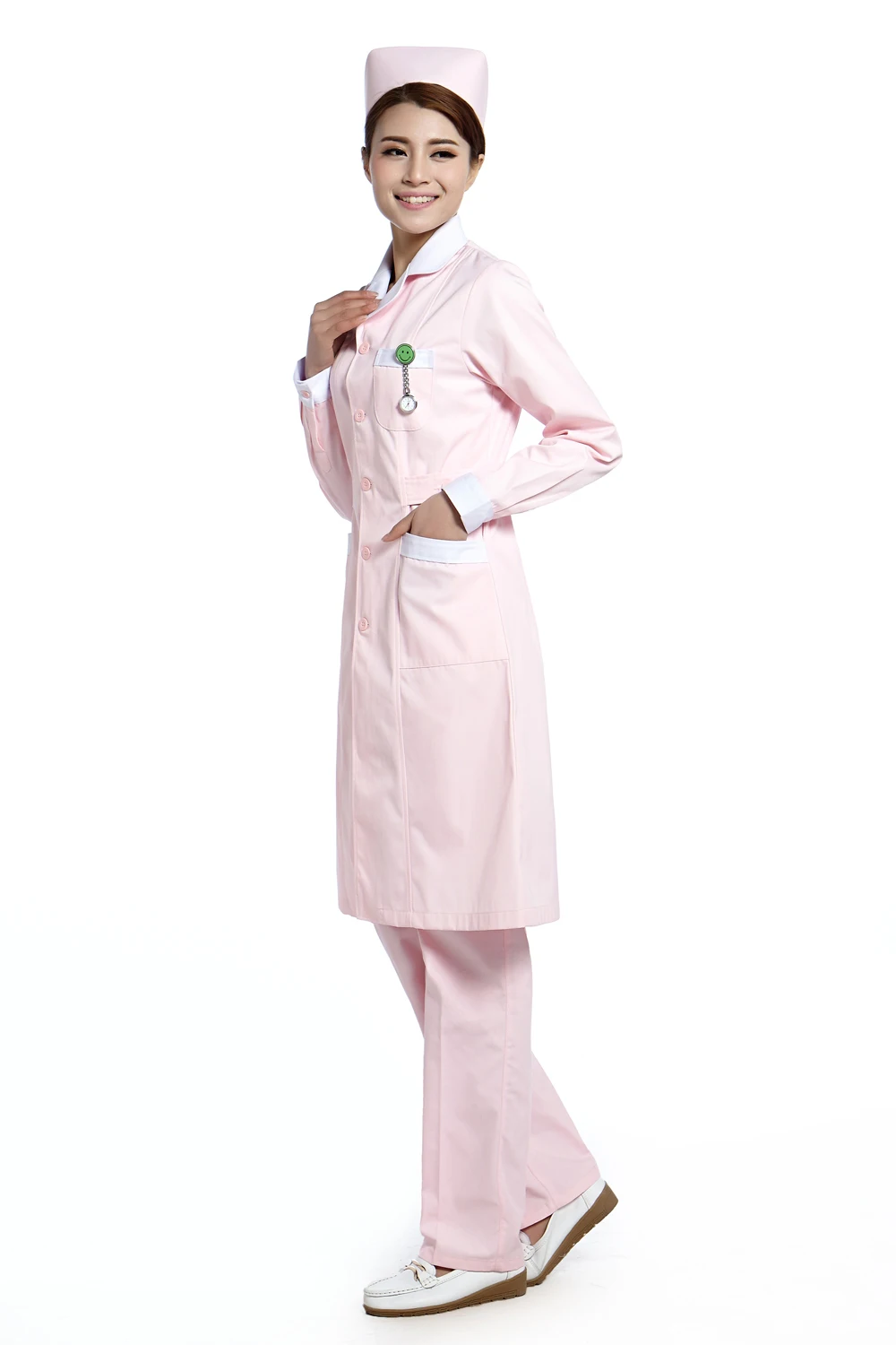 2015 OEM nurse uniform women nurse uniform hospital white nursing