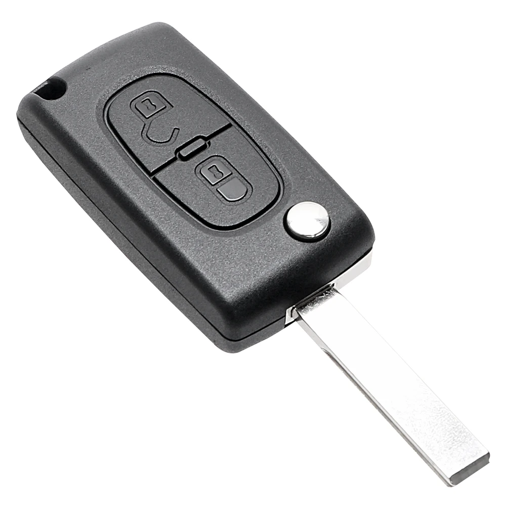 

Flip Folding For Citroen C2 C3 C4 C5 C6 C8 Replacement Car Key 2 Button Remote Key Fob Case Shell Blade