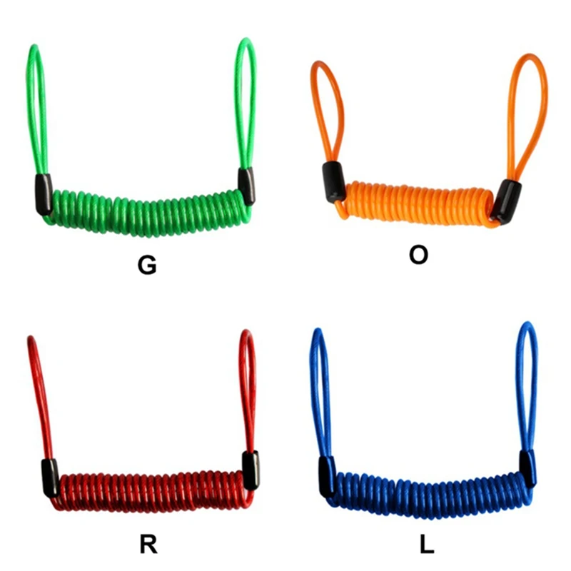 

New Tent accessories cable lock rope Helmet wire anti-theft rope Motorcycle Scooter Disc Lock Elastic wire rope