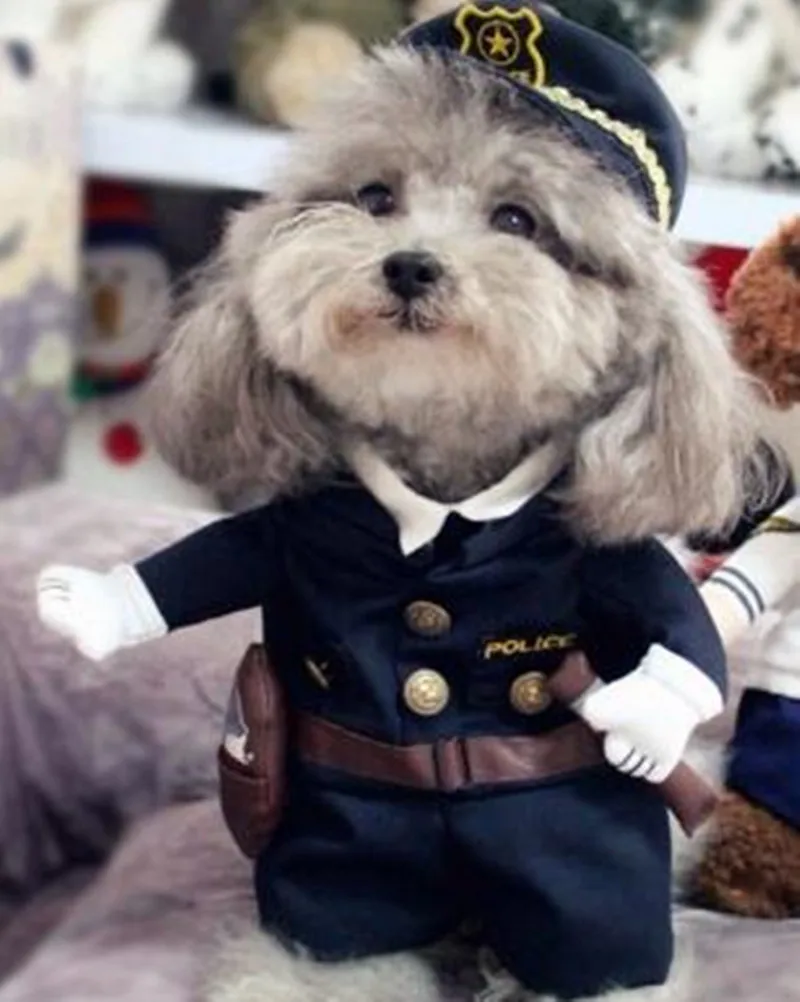 2016 Hot Sale Funny Police Pet Dog Puppy Costume Pet Dog ...