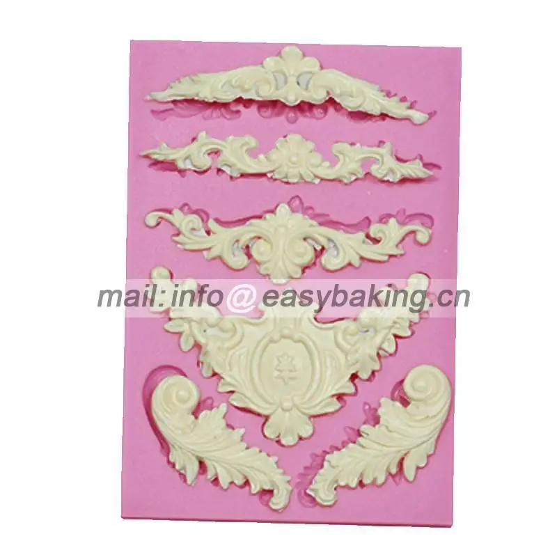 Silicone Cake Border Mold European Lace Silicone Mold For Cupcake Decorating Chocolate Arts & Crafts Kitchen Baking
