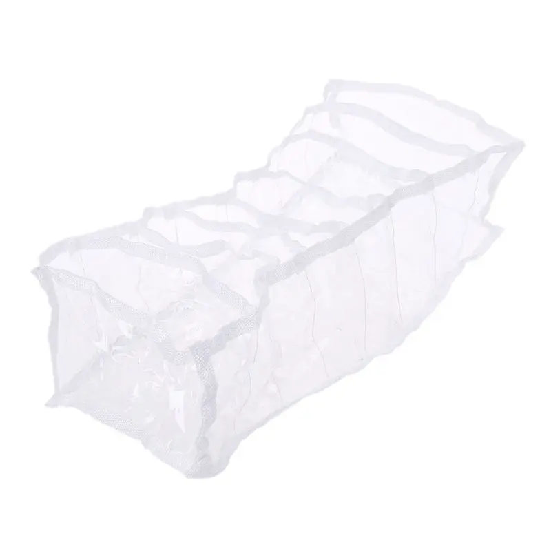 

6/8/9 Grid PVC Closet Organizer Storage Box Container For Underwear Bra Socks Ties Scarves Drawer Divider