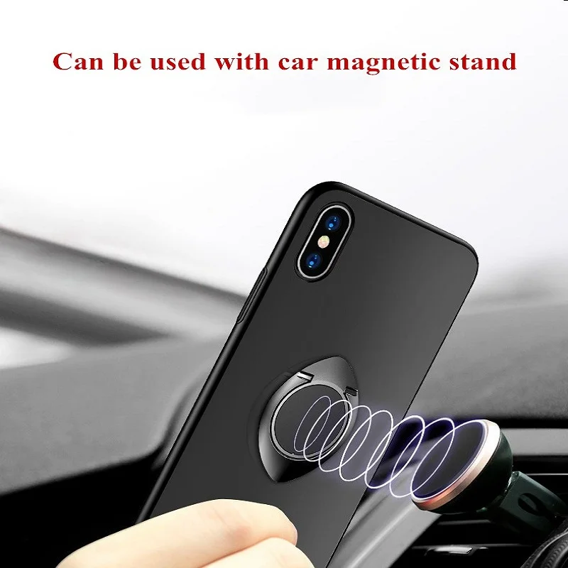 Super Ultrathin 0.18CM Finger Ring holder For iPhone Samsung Huawei Xiaomi Universal Smartphone 90 Degree Magnetic Mount holder