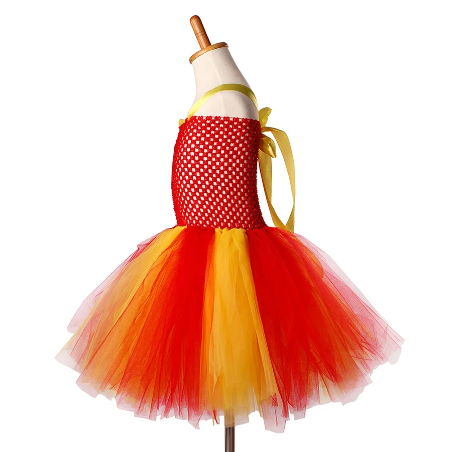 Girls Halloween Iron Man Tutu Dress Children Superhero Cartoon Tulle Costume (12)