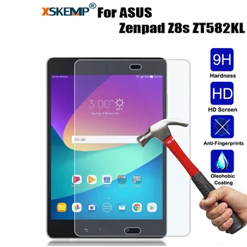 

XSKEMP 9H Real Tempered Glass For ASUS Zenpad Z8s ZT582KL Prevent Scratch Shockproof Clear Tablet PC LCD Screen Protector Film