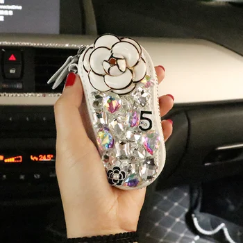 車リモートスマートキーfobシェルケースカバーキーホルダーバッグポルシェパナメーラのためのカイエン971 911 9YA macanボクスター2018アクセサリー