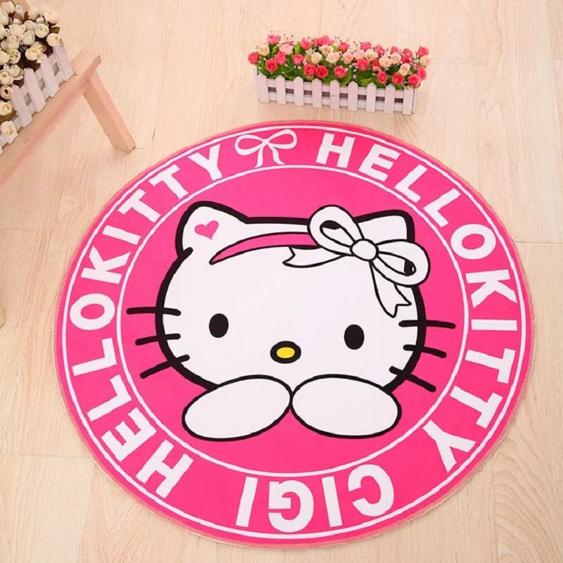 

Round Carpet Printed Soft Carpets Anti-slip Rugs Computer Chair Mat Floor Mat for Home Kids Room creative 60cm size CE2050/10