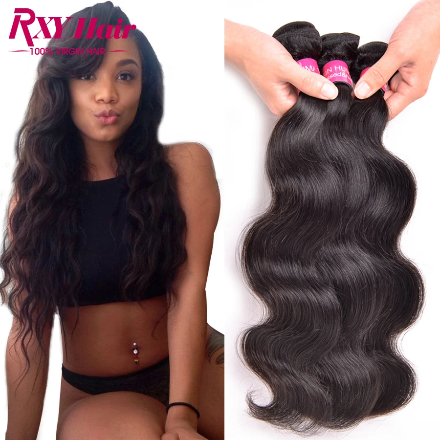 8A Grade Unprocessed Indian Virgin Hair Body Wave 3 bundle deals Virgin Indian Hair 6'-28' Raw Indian Hair Remy Human Hair Weave