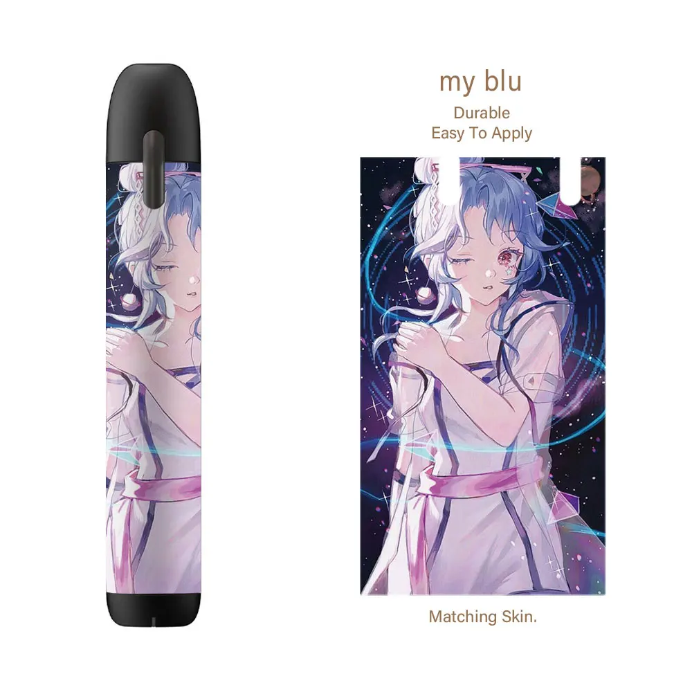 SHIODOKI 2 Упаковка myblu наклейка для кожи для Pax my blu технология 2.5D ультра тонкая защитная наклейка для myblu обертывания чехлы-аниме девушка