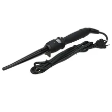 25 мм вращающиеся конические керамические кудрявые волосы груша вьющиеся натуральные волосы инструменты для укладки ЕС вилка