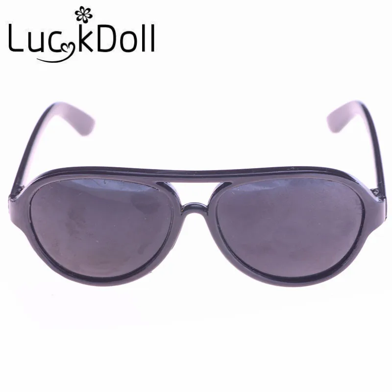 LUCKDOLL эллиптической формы солнцезащитные очки подходят 18 дюймов Американский 43 см детская кукла одежда аксессуары, игрушки для девочек, поколение, подарок на день рождения