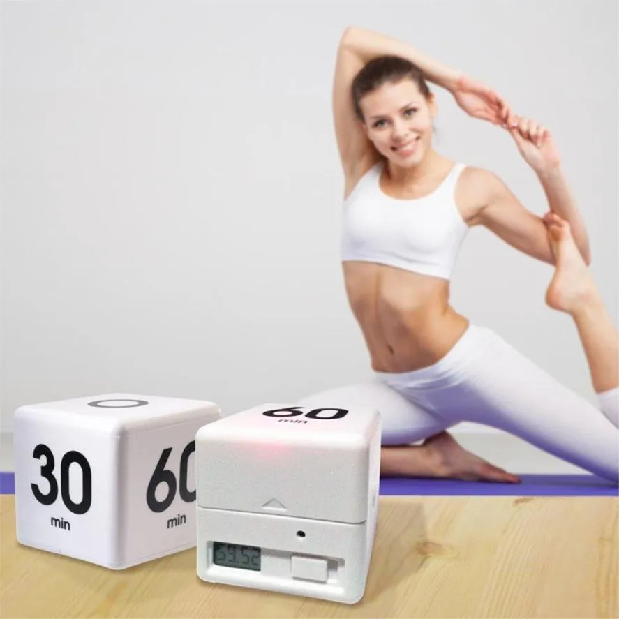 Buy 2018 HOT 1pc MINI Clock Timer Alarm Cube Digital 5