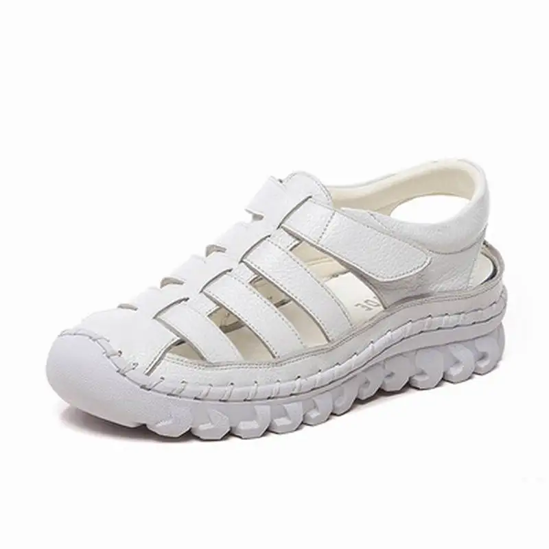 GKTINOO/женские босоножки Коллекция 2021 года Летняя обувь из натуральной кожи с