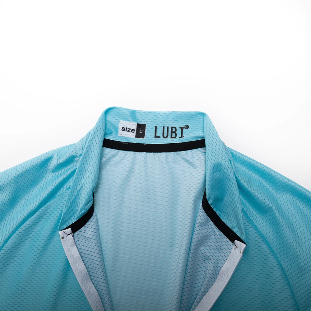 LUBI 2019 فريق الرجال الصيف الدراجات جيرسي مريلة قصيرة مجموعة ارتداء الاسفنج عالي الكثافة سادة MTB الملابس مجموعات الدراجة الطريق الملابس دعوى