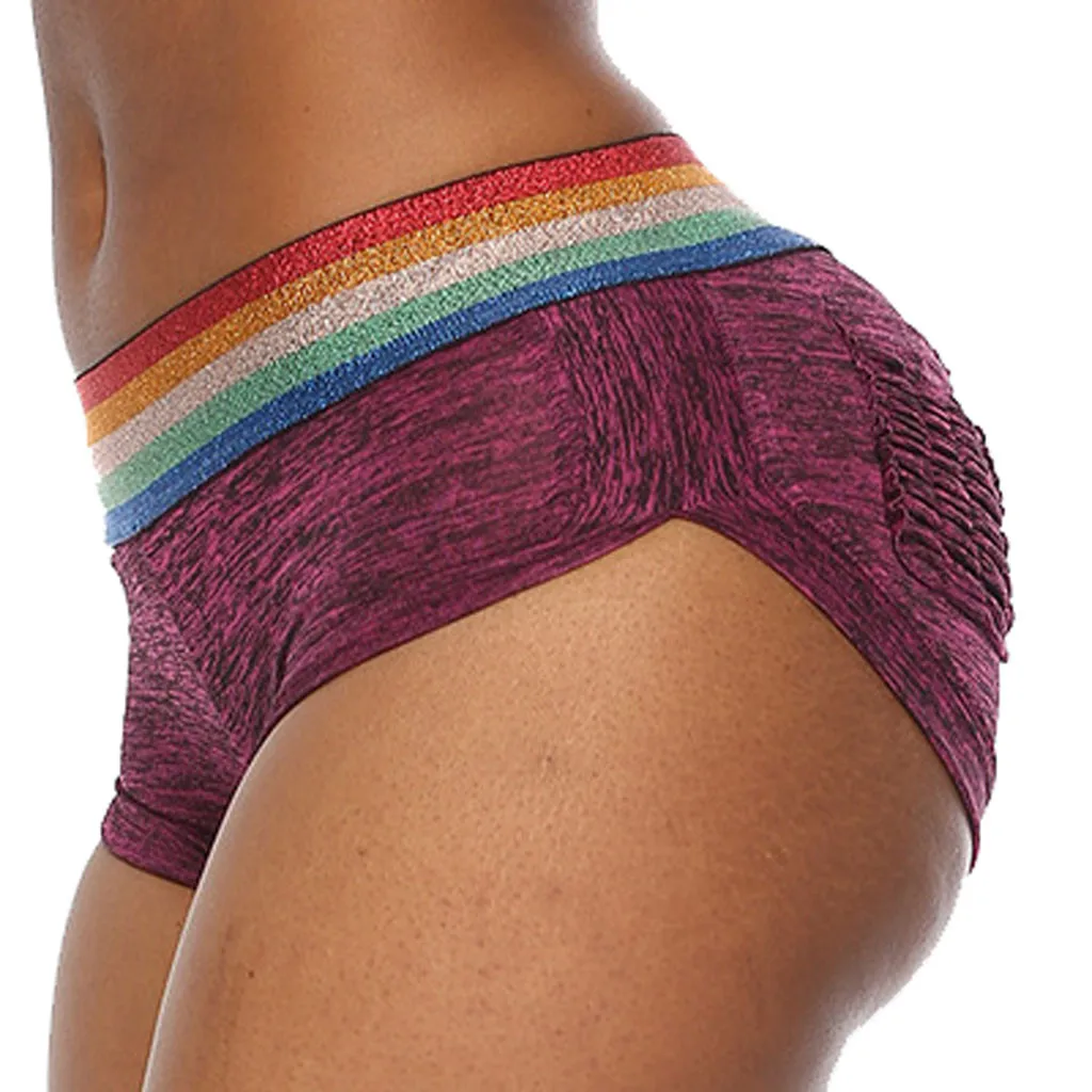 

Women High Waist Seamless Panties For Women Slimming Sports Yoga Shorts Sexy Hip Curve Underwear T Word Panties 2.0#