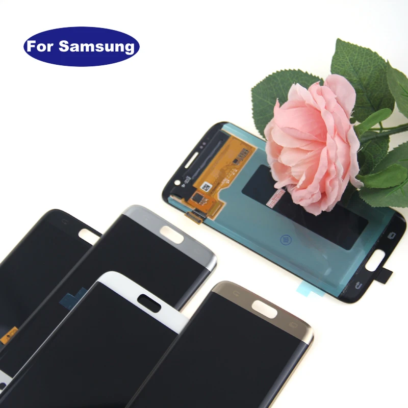 

Super Amoled LCD for SAMSUNG Galaxy s7 edge G935 G935F LCD Display Digitizer Assembly One by one test +Tools