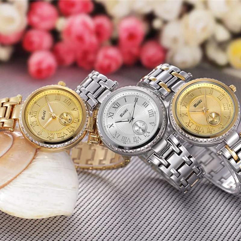 

AAA Women Watches Fashion Digital Gear Design Dial Retro Business Alloy Quartz Wristwatches Exquisite Luxury Relogio Feminino