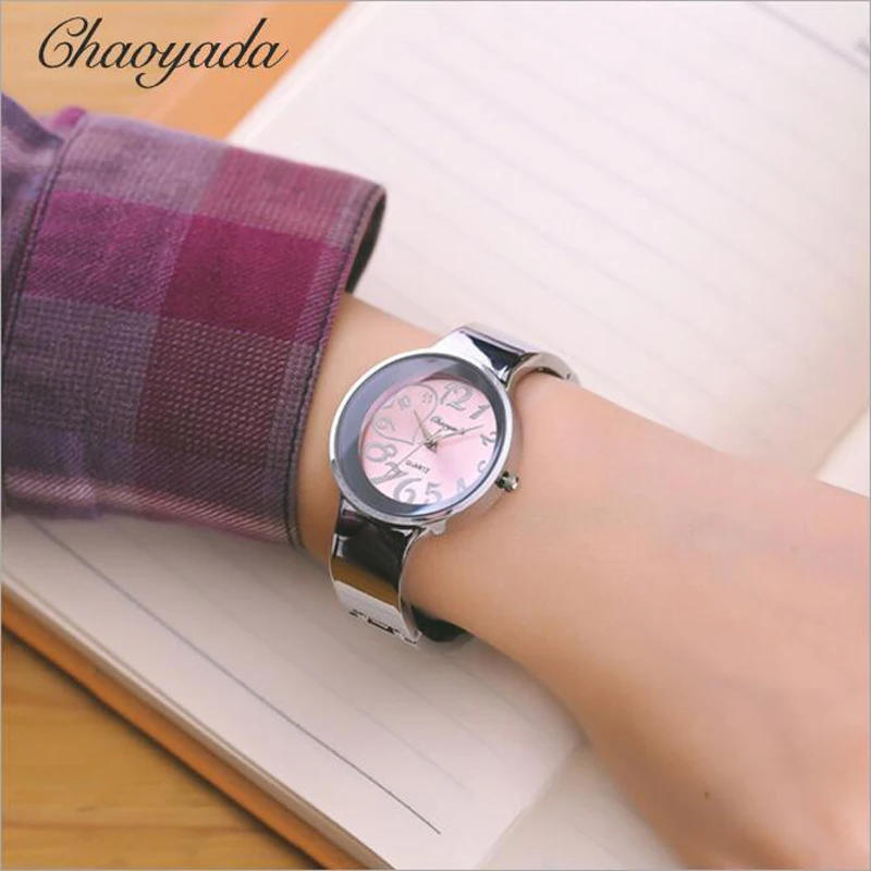 

2018 summer new fashion simple quartz bracelet watches ladies women students love digital round dress electronic watches clock