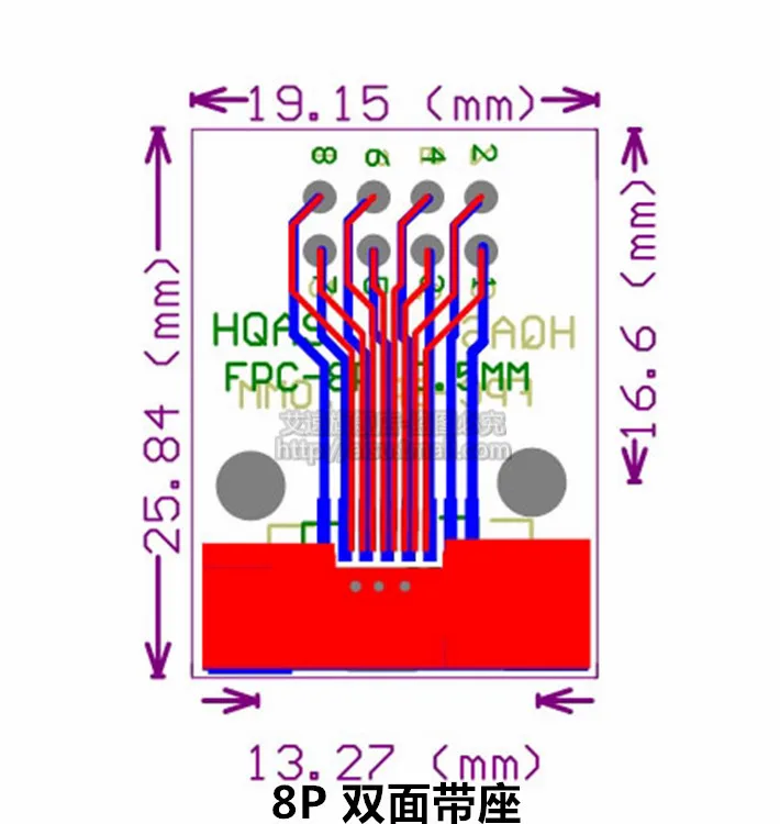 FPC/FFC плоский кабель передачи пластины непосредственно вставляется DIY 0,5 мм расстояние разъем 6 P/8 P/10 P/20 P/30 P/40 P/60 P 0,5 изменение 2,54