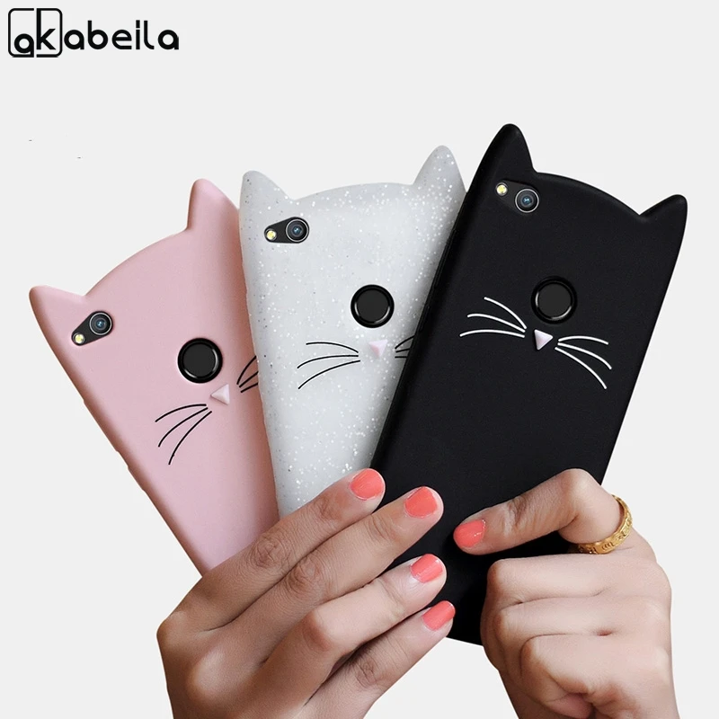 

Case For Huawei P8 P9 P10 Lite P8 Lite 2017 P20 Plus Cat Silicone Cover For Huawei P Smart Nova 2 2S Mate 10 20 Lite Pro Case