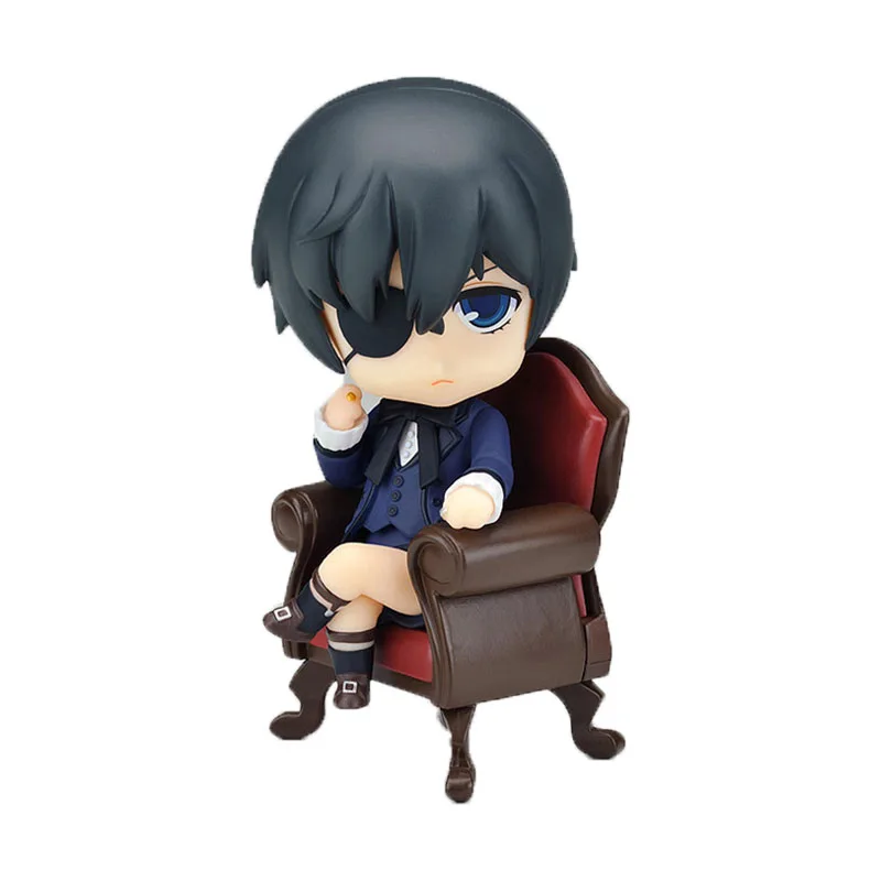 Аниме Black Butler Kuroshitsuji Себастьян Михаэлис Ciel Phantomhive 10 см Nendoroid ПВХ фигурку