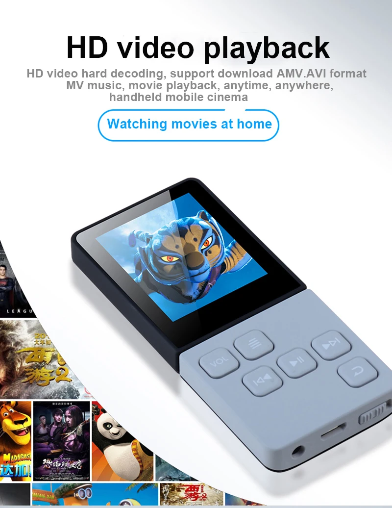ShareE zone G9 MP3 Player Build in Speaker MP3 music player fm radio walkman Photo Viewer 8GB Memory Voice Recorder Players (2)