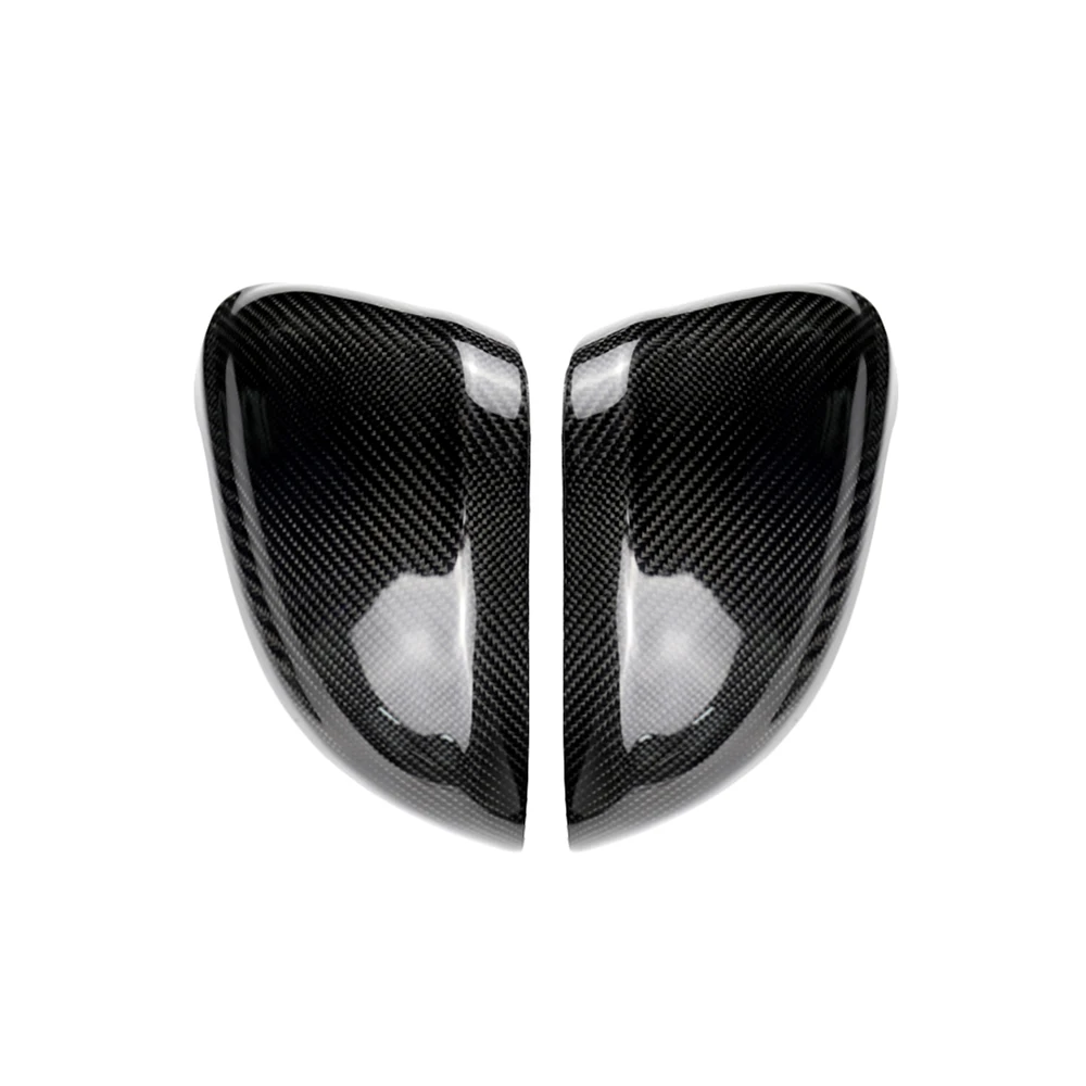 

Carbon Fiber Side Wing Mirror Covers Caps Replacement Decoration Fit For Audi A4 B9 2016+ A5 B9 2017+