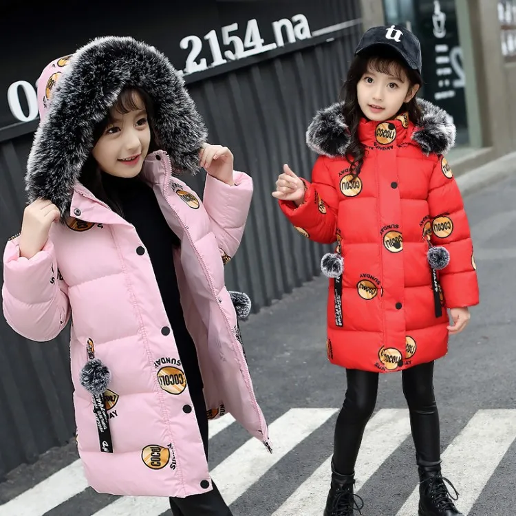 Girls Winter Jacket Kids Outerwear Parkas Girl Thick Warm Hooded Coat 2018 New Children Long Jackets Down Coats 6-14 Years Girls цена Girls Winter Jacket Kids Outerwear Parkas Girl Thick Warm Hooded Coat 2018 New Children Long Jackets Down Coats 6-14 Years Girls цены онлайн