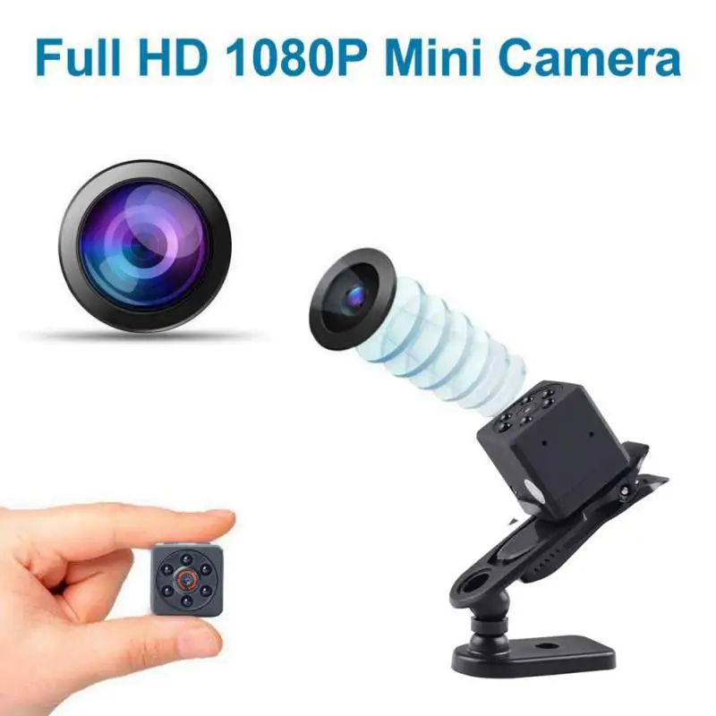 

HD 1080P Infrared Night Vision Mini Camcorder Sports Camera Portable Hand-held DV Built-in 180MAH Battary