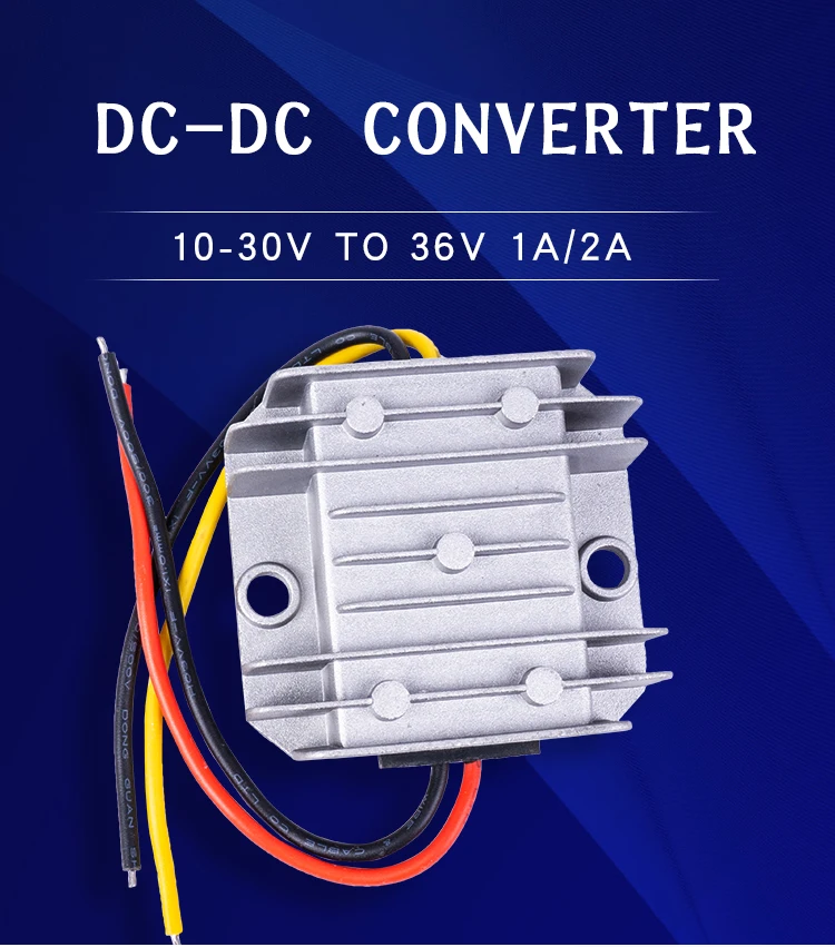 Преобразователь постоянного тока 10-30 в до 36 В 1A Повышающий Модуль преобразователь частоты регулятор напряжения источник питания для автомобилей Солнечная панель