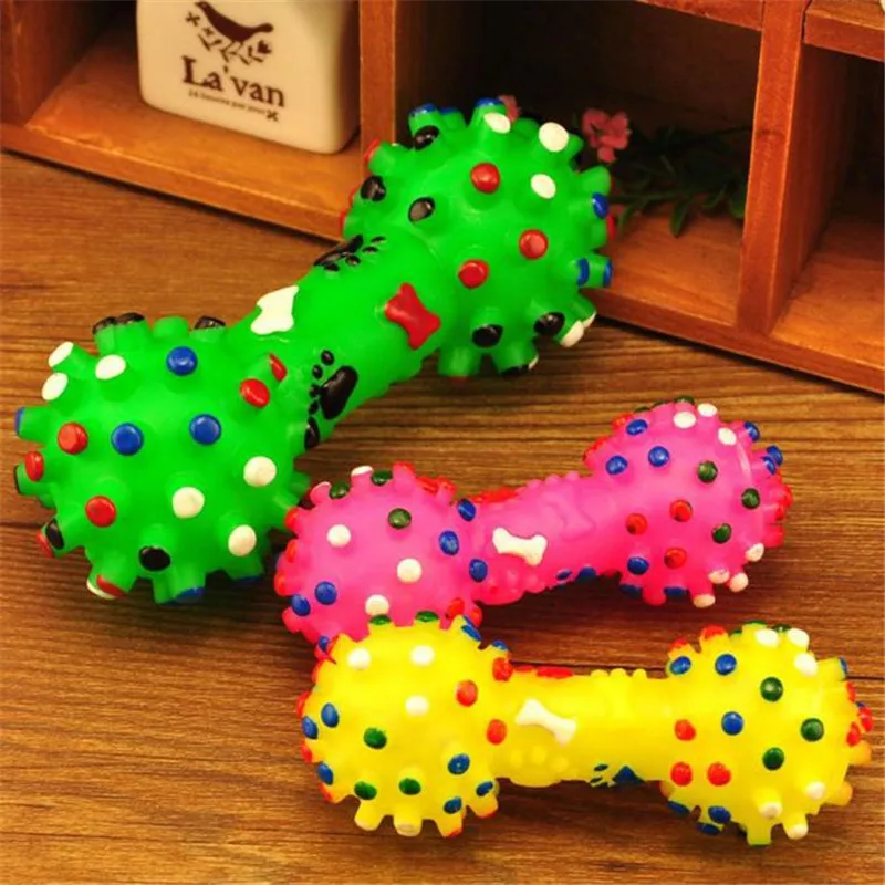Buy Rubber Dog Toy Pet Puppy Teething Chew Dog Bone
