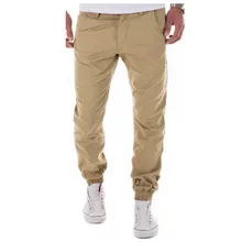 Mens Joggers 2017 Brand Male Trousers Men Pants Casual Solid Pants Sweatpants Jogger Harem Khaki Sweatpants XXXL YTA