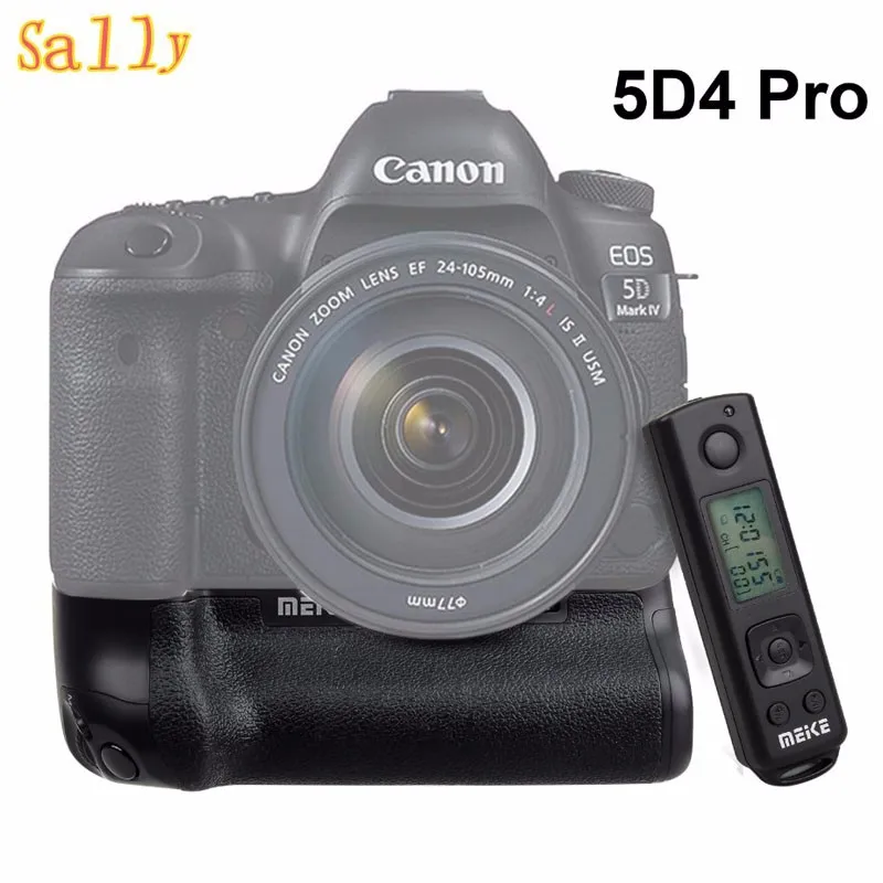MK 5D4 PRO Battery Grip With 2.4G Wireless Remote fo Canon 5D Mark IV