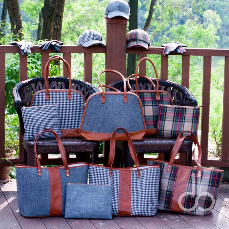 plaid houndstooth fishbone