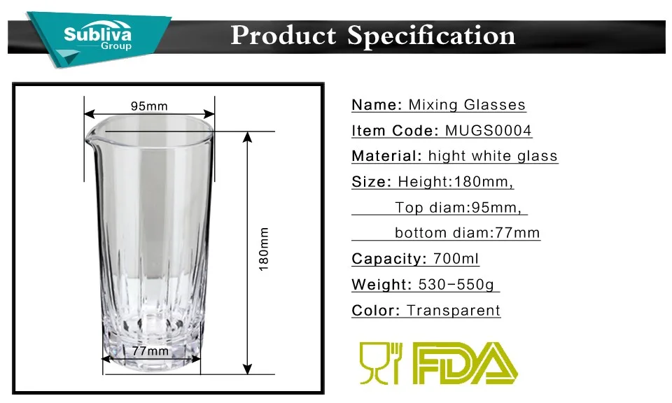 700 мл стаканчики для смешивания, стеклянные инструменты, Коктейльные стаканы, стеклянные стаканы для смешивания напитков, профессиональные стаканы для коктейля, виски