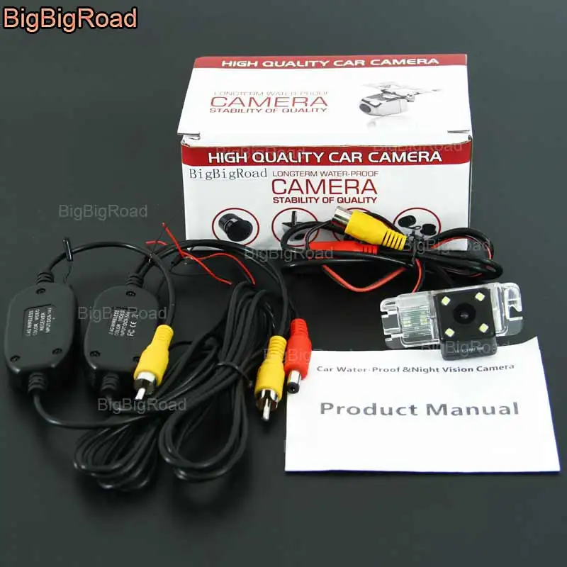 

BigBigRoad For toyota camry 2012--2014 Wireless Camera Car Rear View Reverse Camera night vision Waterproof Parking Camera